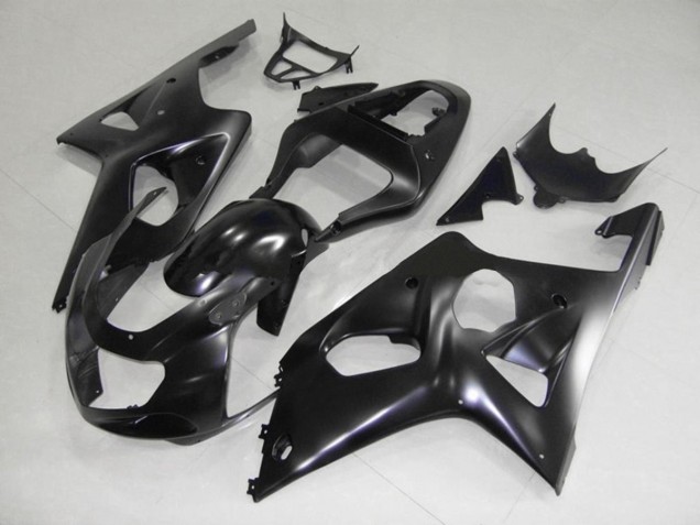 Matte Black 00-02 Suzuki GSXR 1000 Fairings Matte Black 00-02 Suzuki GSXR 1000 Fairings