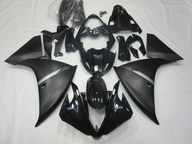Matte Black 12-14 Yamaha R1 Fairings Matte Black 12-14 Yamaha R1 Fairings