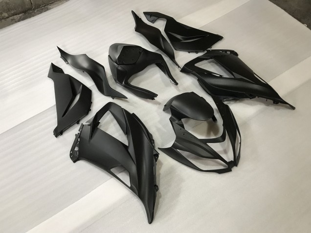 Matte Black 13-18 Kawasaki ZX6R Fairings Matte Black 13-18 Kawasaki ZX6R Fairings