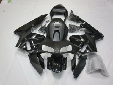 Matte Black / Gloss 03-04 Honda CBR600RR Fairings