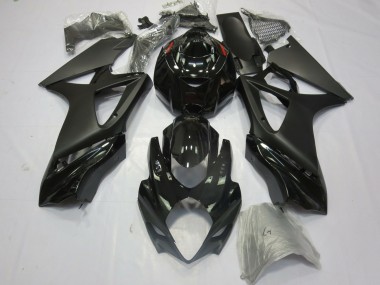 Matte Black Gloss 07-08 Suzuki GSXR 1000 Fairings