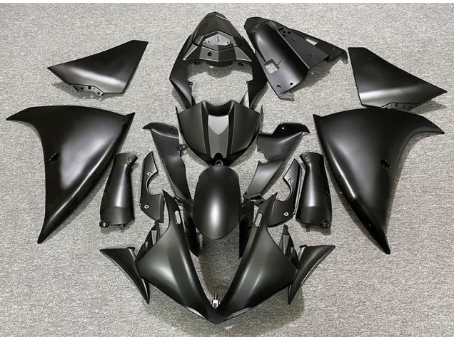 Matte Black & Gold 09-11 Yamaha R1 Fairings Matte Black & Gold 09-11 Yamaha R1 Fairings