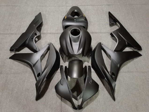 Matte Black 07-08 Honda CBR600RR Fairings Matte Black 07-08 Honda CBR600RR Fairings