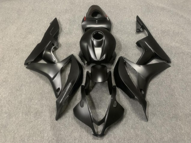 Matte Black 07-08 Honda CBR600RR Fairings Matte Black 07-08 Honda CBR600RR Fairings