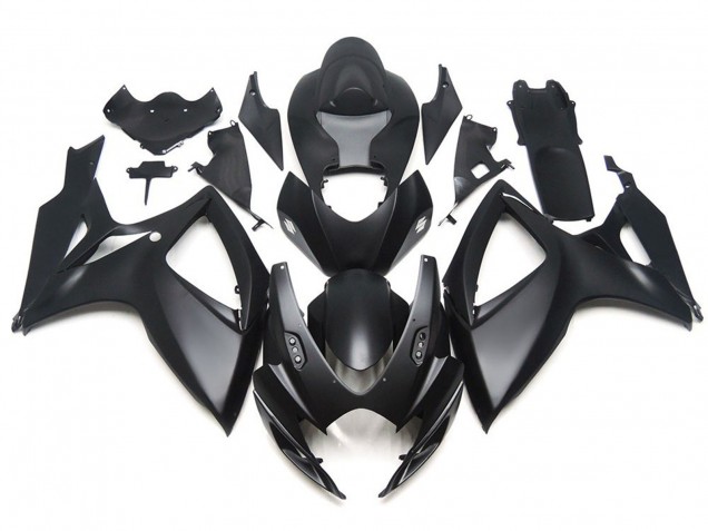 Matte Black OEM Custom Style 06-07 Suzuki GSXR 600-750 Fairings Matte Black OEM Custom Style 06-07 Suzuki GSXR 600-750 Fairings