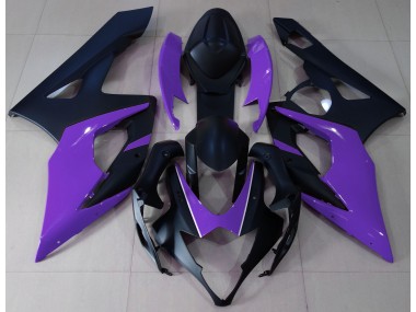 Matte Black & Purple 05-06 Suzuki GSXR 1000 Fairings
