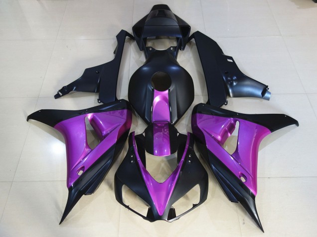 Matte Black Purple 06-07 Honda CBR1000RR Fairings Matte Black Purple 06-07 Honda CBR1000RR Fairings