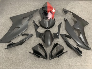 Matte Black & Red 08-16 Yamaha R6 Fairings