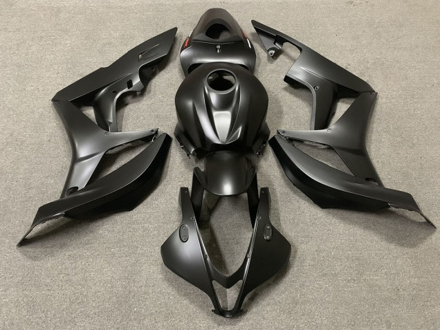 Matte Black 07-08 Honda CBR600RR Fairings Matte Black 07-08 Honda CBR600RR Fairings