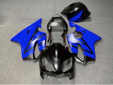 Matte Black and Blue 01-03 Honda CBR600 F4i Fairings