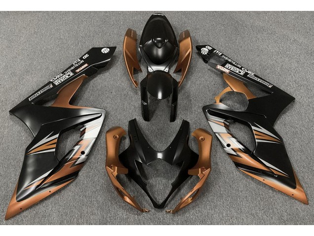 Matte Black and Bronze 05-06 Suzuki GSXR 1000 Fairings Matte Black and Bronze 05-06 Suzuki GSXR 1000 Fairings
