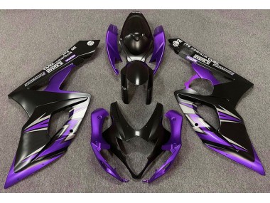 Matte Black and Purple 05-06 Suzuki GSXR 1000 Fairings