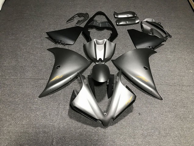 Matte Grey 12-14 Yamaha R1 Fairings Matte Grey 12-14 Yamaha R1 Fairings