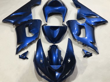 Metallic Blue 05-06 Kawasaki ZX6R Fairings