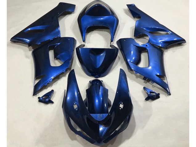 Metallic Blue 05-06 Kawasaki ZX6R Fairings Metallic Blue 05-06 Kawasaki ZX6R Fairings