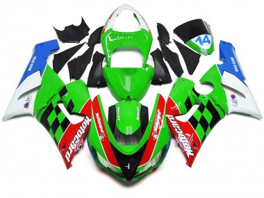 Multi Color Check 05-06 Kawasaki ZX6R Fairings