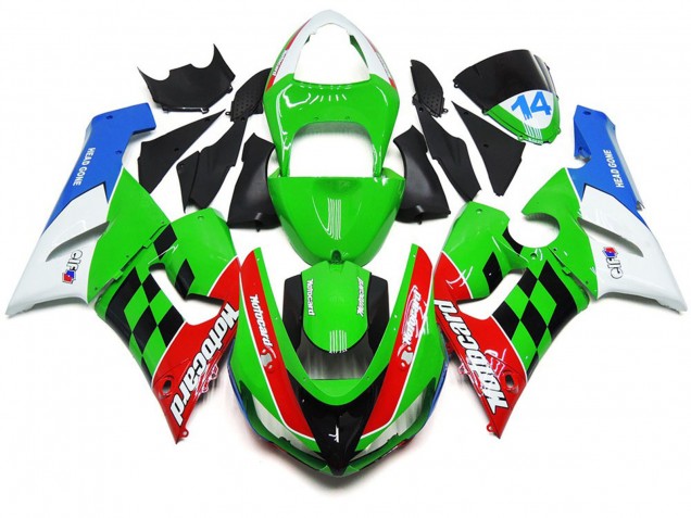 Multi Color Check 05-06 Kawasaki ZX6R Fairings Multi Color Check 05-06 Kawasaki ZX6R Fairings