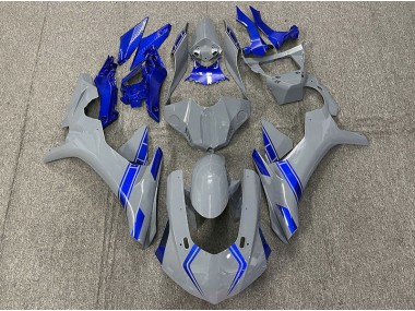 Nardo Grey & Blue Accents 15-19 Yamaha R1 Fairings
