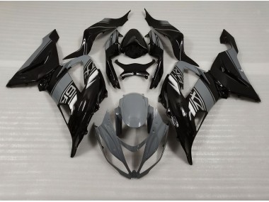 Nardo and Black 13-18 Kawasaki ZX6R Fairings