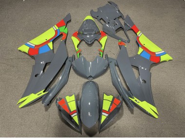 Nardo and High Viz Yellow Design 08-16 Yamaha R6 Fairings