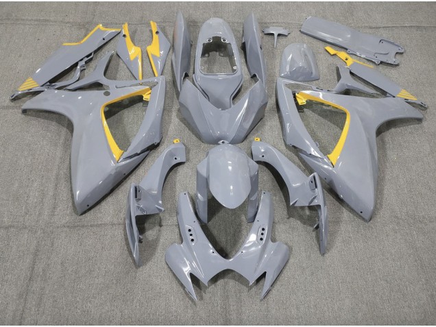 Nardo and Yellow Trim 06-07 Suzuki GSXR 600-750 Fairings Nardo and Yellow Trim 06-07 Suzuki GSXR 600-750 Fairings