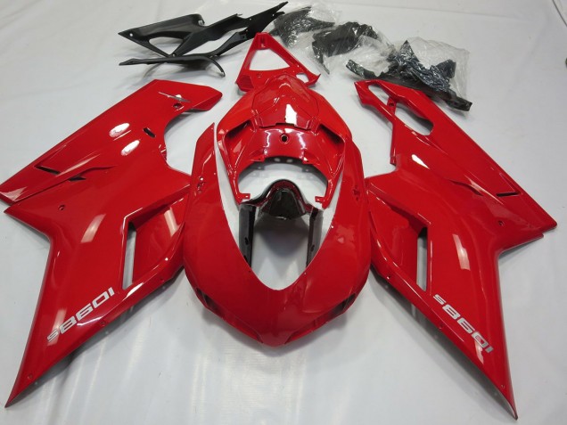 OEM Style Gloss Red 07-14 Ducati Ducati 848 1098 1198 Fairings OEM Style Gloss Red 07-14 Ducati Ducati 848 1098 1198 Fairings
