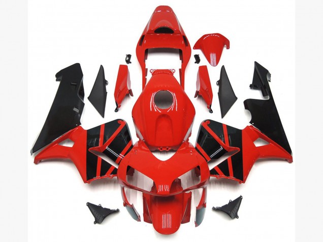 OEM Style Red Black 03-04 Honda CBR600RR Fairings OEM Style Red Black 03-04 Honda CBR600RR Fairings