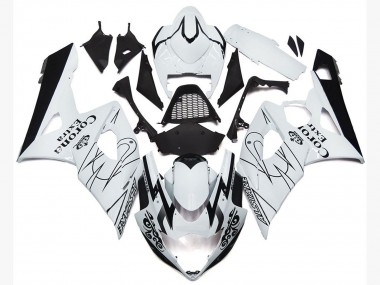 OEM White Corona Style 05-06 Suzuki GSXR 1000 Fairings