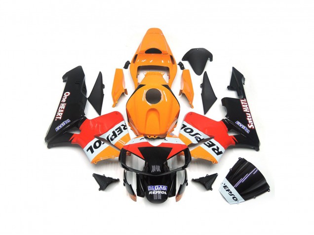 One Heart. Repsol 03-04 Honda CBR600RR Fairings One Heart. Repsol 03-04 Honda CBR600RR Fairings
