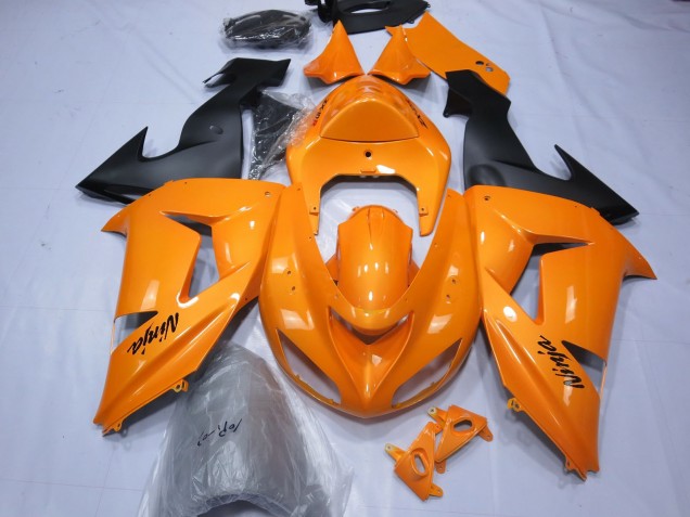 Orange 06-07 Kawasaki ZX10R Fairings Orange 06-07 Kawasaki ZX10R Fairings