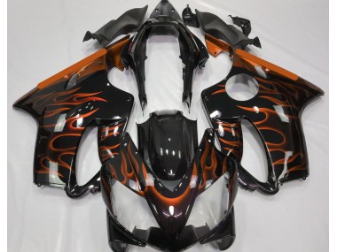 Orange Flame 04-07 Honda CBR600 F4i Fairings