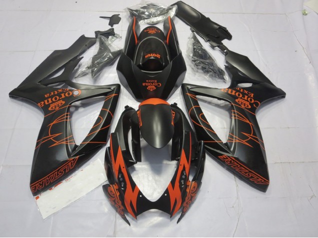 Orange Matte 06-07 Suzuki GSXR 600-750 Fairings Orange Matte 06-07 Suzuki GSXR 600-750 Fairings