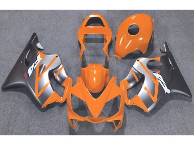 Orange and Matte Silver 01-03 Honda CBR600 F4i Fairings