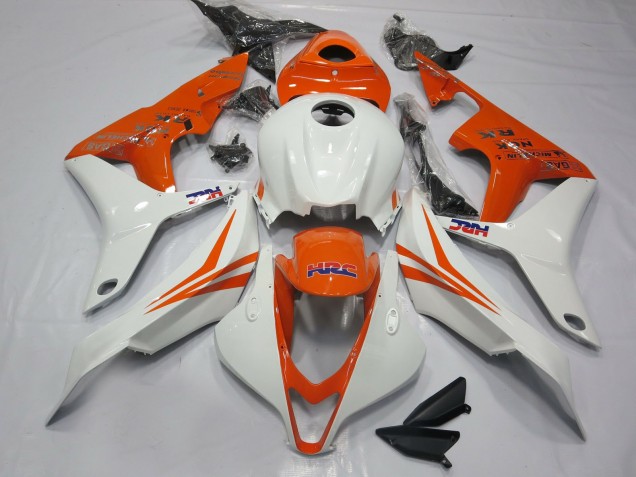 Orange and White HRC- CBR600RR 07-08 07-08 Honda CBR600RR Fairings Orange and White HRC- CBR600RR 07-08 07-08 Honda CBR600RR Fairings