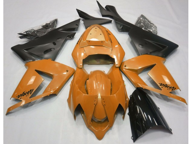 Pearl Orange & Black 04-05 Kawasaki ZX10R Fairings Pearl Orange & Black 04-05 Kawasaki ZX10R Fairings