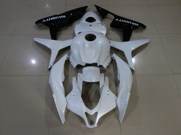 Pearl White 07-08 Honda CBR600RR Fairings