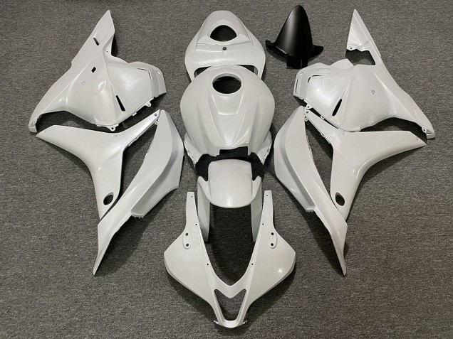 Pearl White 09-12 Honda CBR600RR Fairings Pearl White 09-12 Honda CBR600RR Fairings
