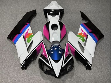 Pink and Blue Flag 04-05 Honda CBR1000RR Fairings