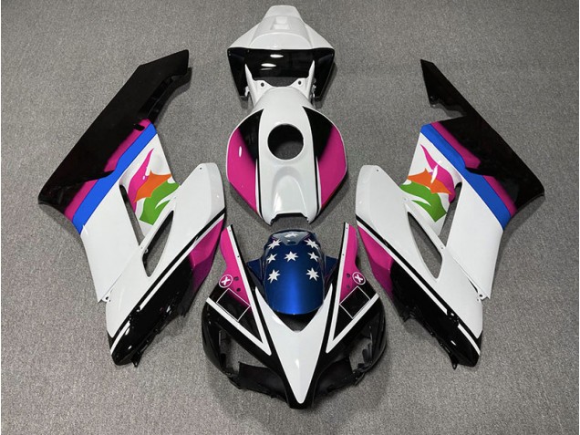 Pink and Blue Flag 04-05 Honda CBR1000RR Fairings Pink and Blue Flag 04-05 Honda CBR1000RR Fairings