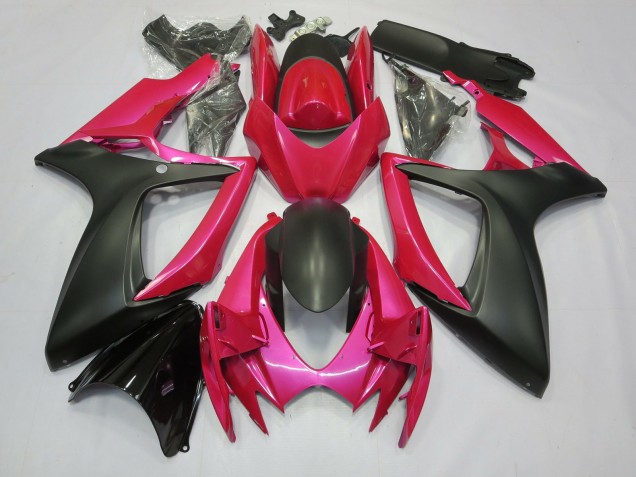 Pink and Matte 06-07 Suzuki GSXR 600-750 Fairings Pink and Matte 06-07 Suzuki GSXR 600-750 Fairings