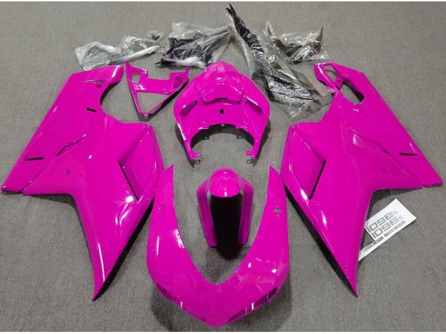Plain Gloss Pink 07-14 Ducati Ducati 848 1098 1198 Fairings Plain Gloss Pink 07-14 Ducati Ducati 848 1098 1198 Fairings