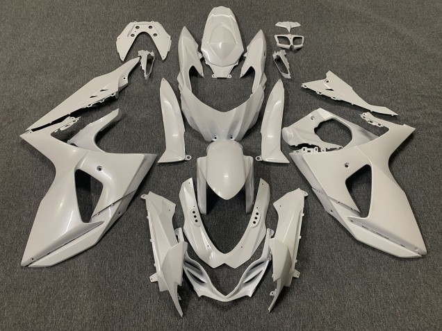 Plain Gloss White 09-16 Suzuki GSXR 1000 Fairings Plain Gloss White 09-16 Suzuki GSXR 1000 Fairings