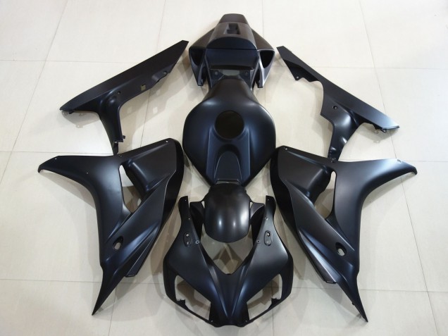 Plain Matte Black 06-07 Honda CBR1000RR Fairings