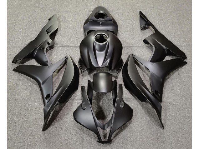 Plain Matte Black 07-08 Honda CBR600RR Fairings Plain Matte Black 07-08 Honda CBR600RR Fairings