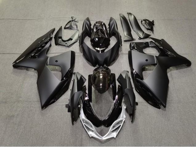 Plain Matte and Gloss Black 09-16 Suzuki GSXR 1000 Fairings Plain Matte and Gloss Black 09-16 Suzuki GSXR 1000 Fairings