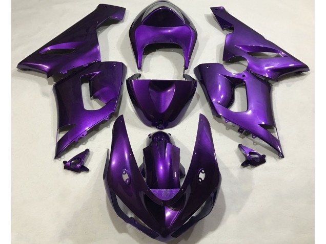 Purple 05-06 Kawasaki ZX6R Fairings Purple 05-06 Kawasaki ZX6R Fairings