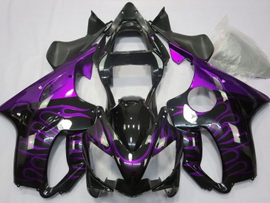 Purple Flame 01-03 Honda CBR600 F4i Fairings