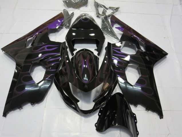 Purple Flame 04-05 Suzuki GSXR 600-750 Fairings Purple Flame 04-05 Suzuki GSXR 600-750 Fairings