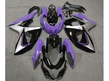 Purple Silver and Black 09-16 Suzuki GSXR 1000 Fairings