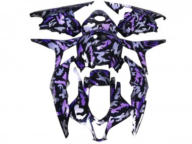 Purple Snow Camo 09-12 Honda CBR600RR Fairings